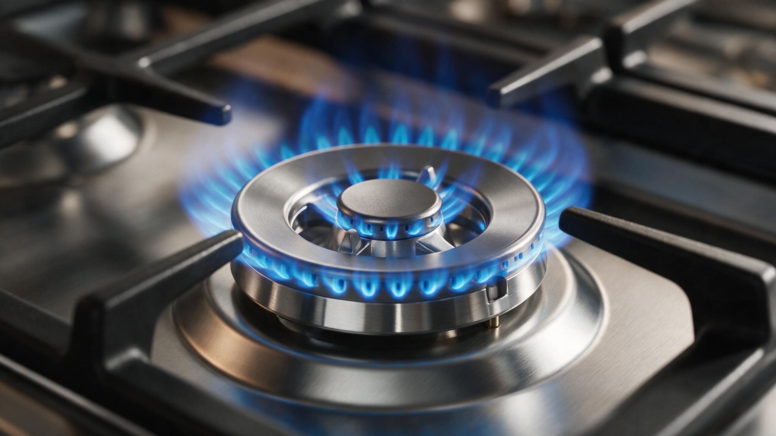 Viking Gas Burner Has a Yellow or Orange Flame