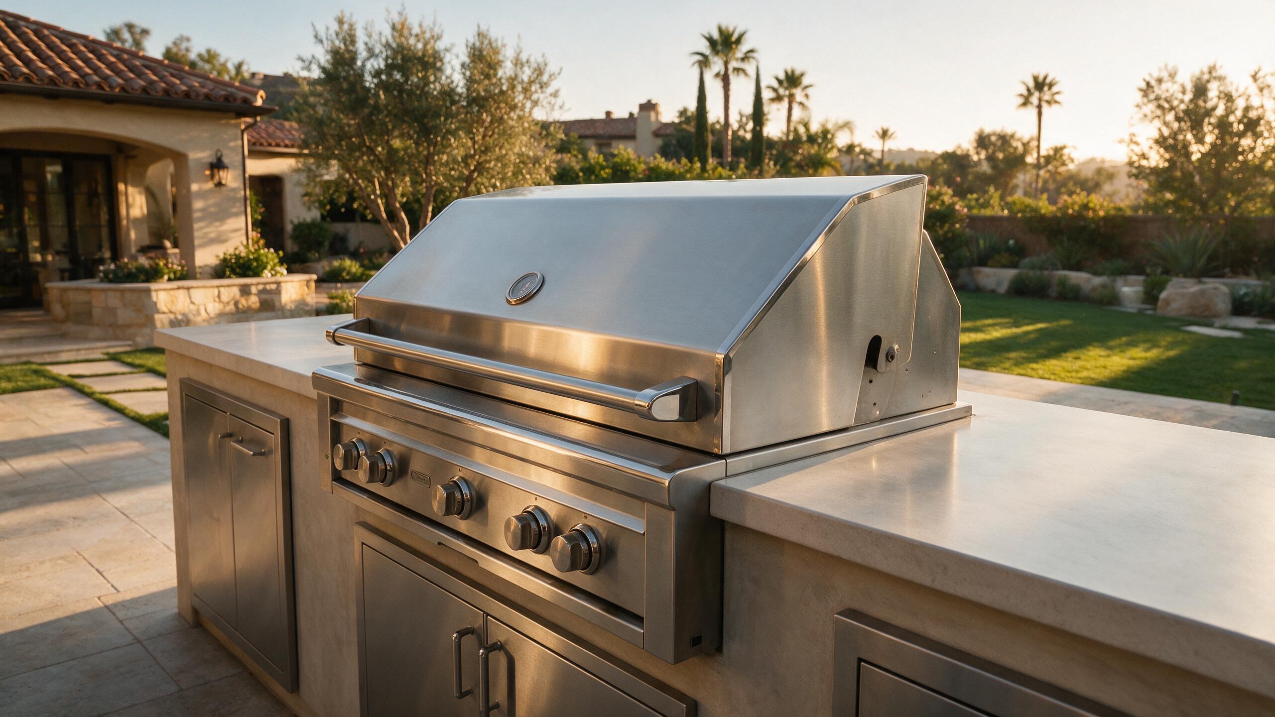 Viking Outdoor Grill Has Low Heat on HIGH